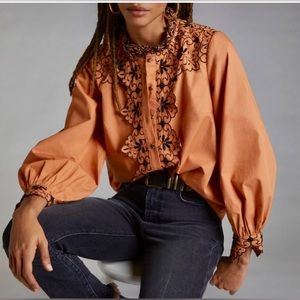 Anthropologie button down shirt